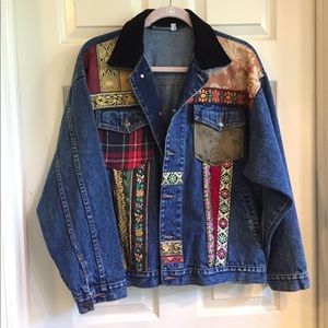 Vintage look jean jacket, like new
